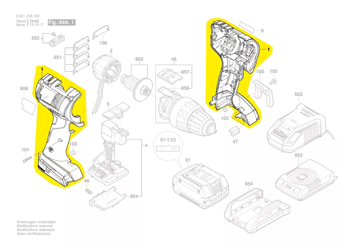 Coque réf. 2 609 101 226 Bosch